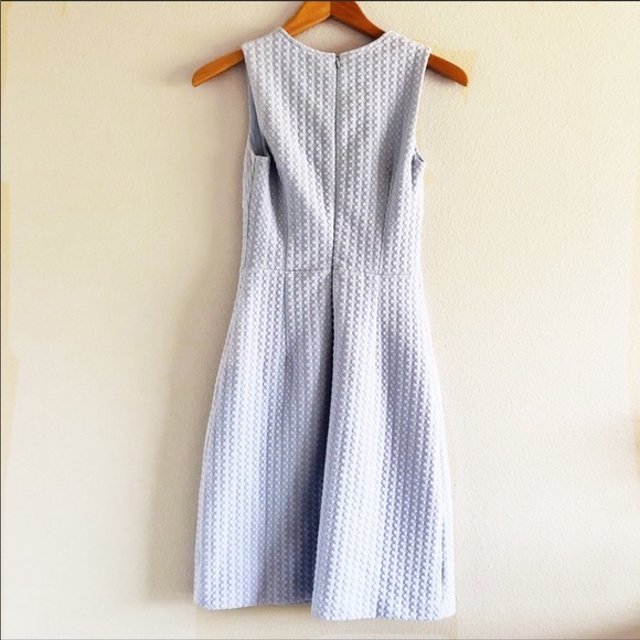 Boden Quilted Blue Sleeveless Dress 10 R & 14L - Picture 3 of 8